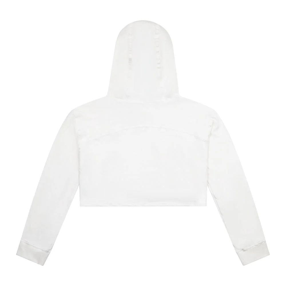 Cropped Hoodie White - Image 5