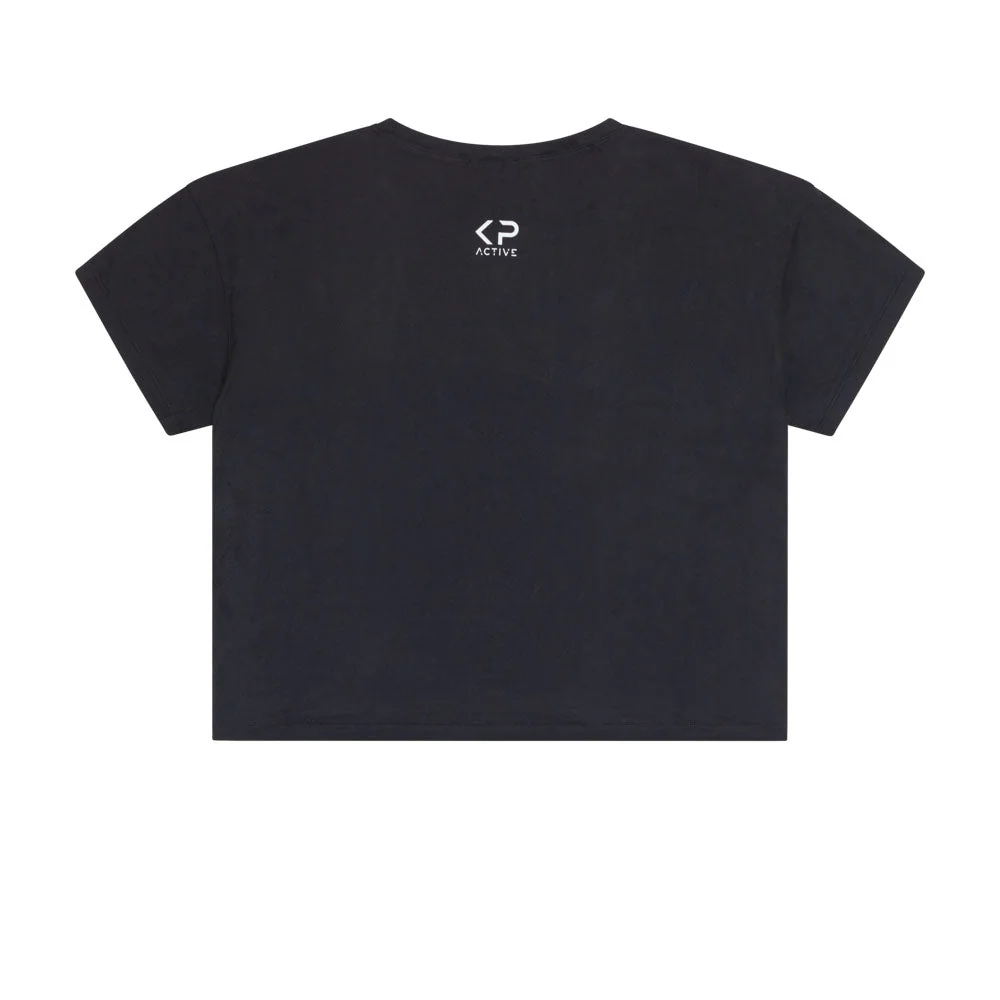 Cropped T-shirt Black - Image 5