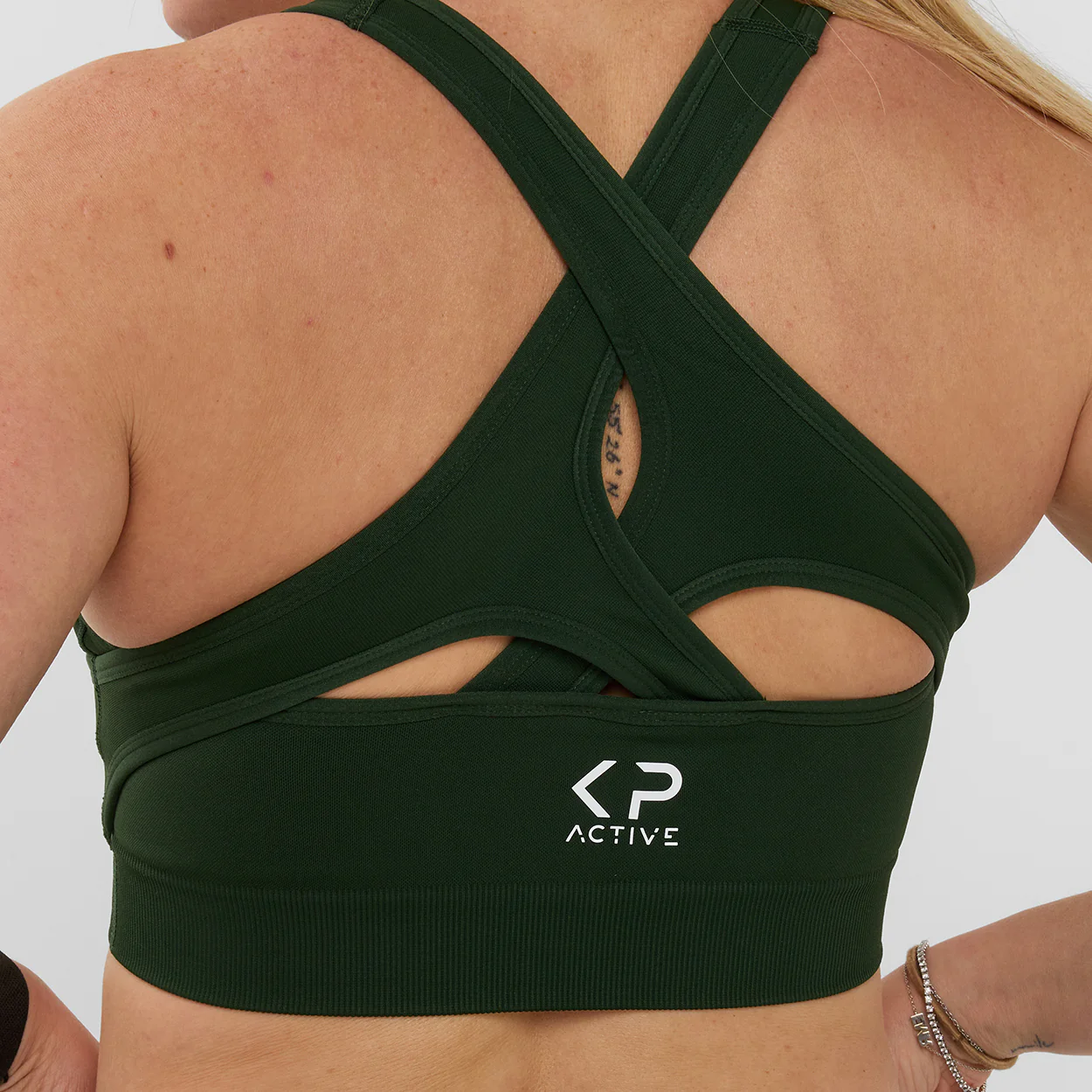 FOREST GREEN PERFORMANCE BRA - Image 4
