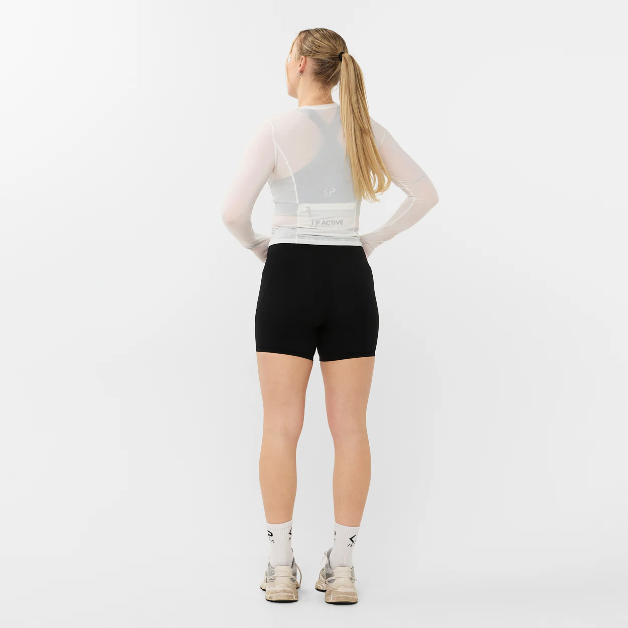 MESH LONG SLEEVE WHITE - Image 5