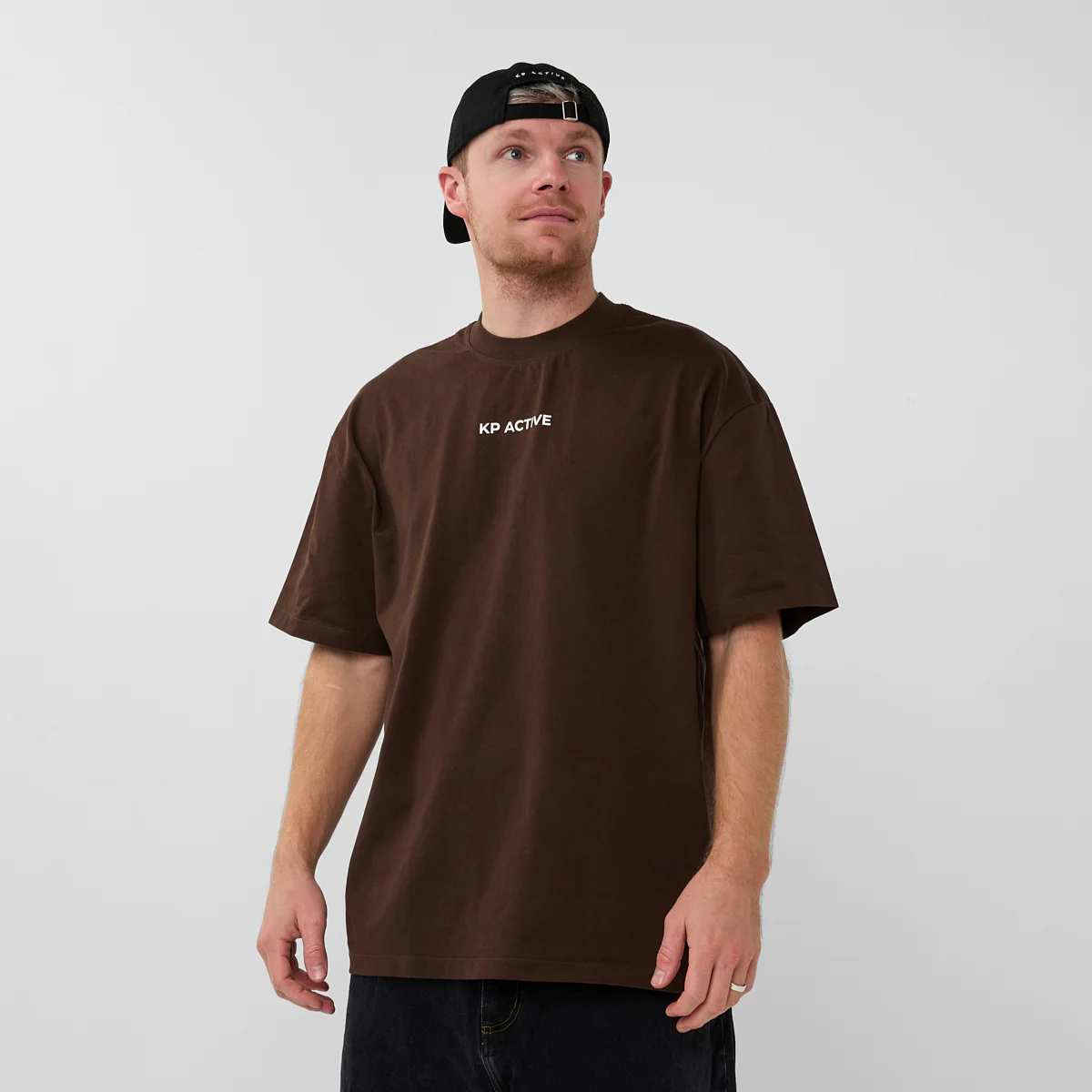 OVERSIZED T-SHIRT BROWN - Image 4
