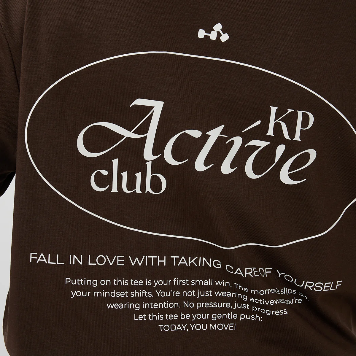 OVERSIZED T-SHIRT BROWN - Image 5