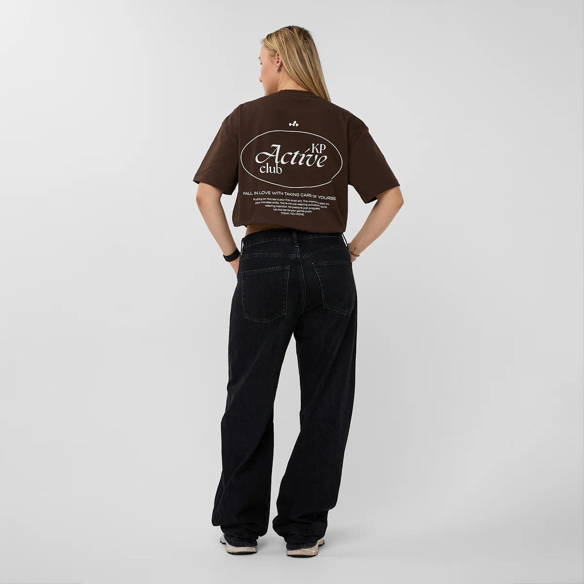 OVERSIZED T-SHIRT BROWN - Image 6