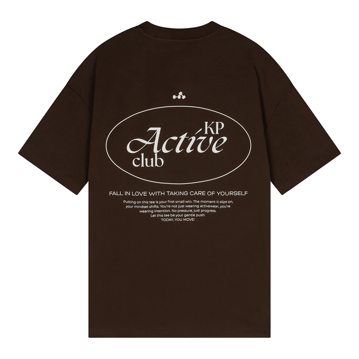 OVERSIZED T-SHIRT BROWN - Image 8