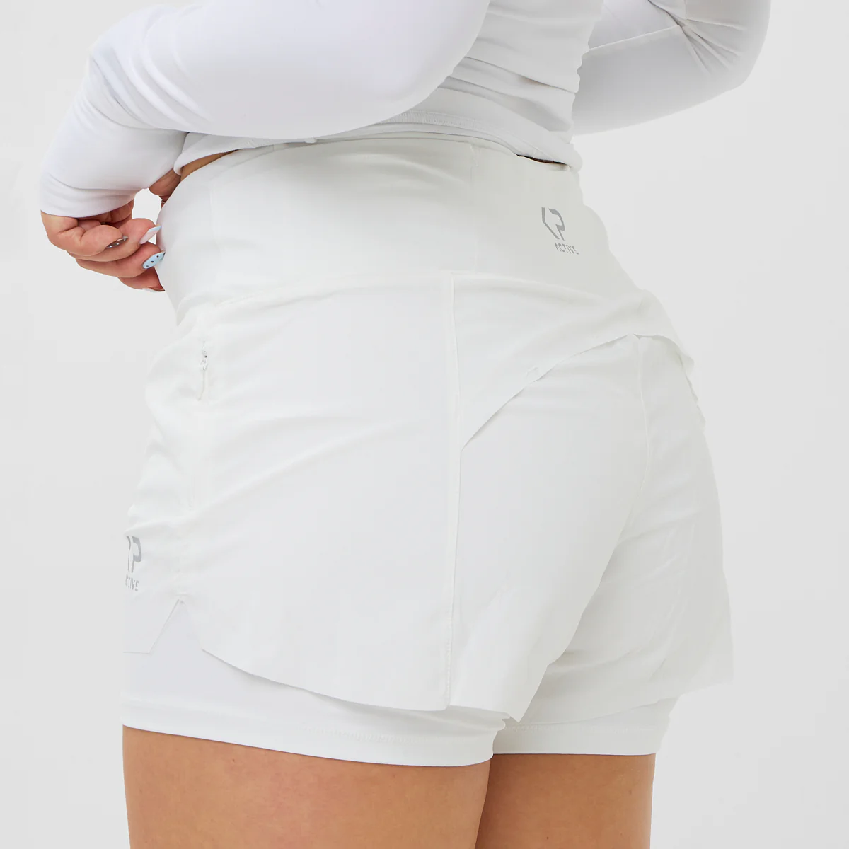 RUNNING SHORT WHITE - Image 4