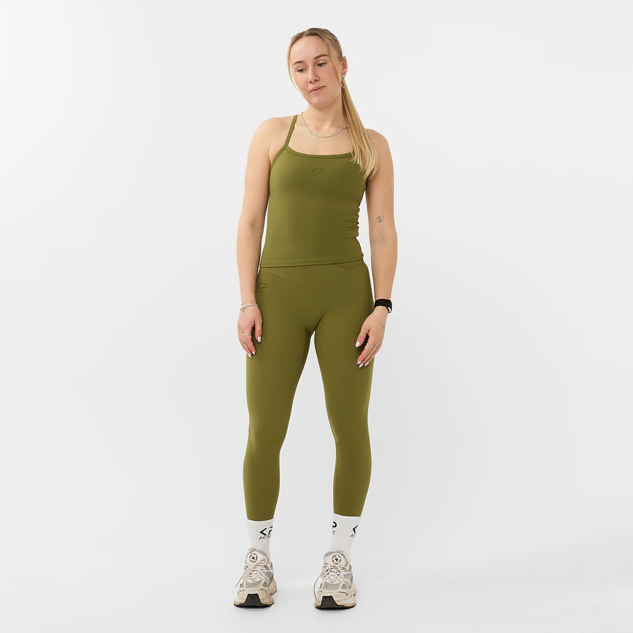 V-SHAPE TOP KHAKI - Image 4