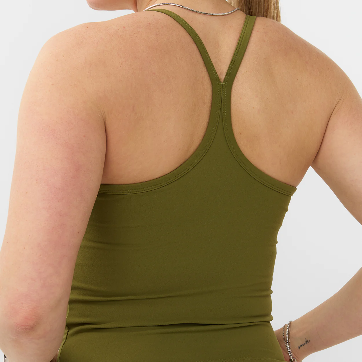 V-SHAPE TOP KHAKI - Image 5