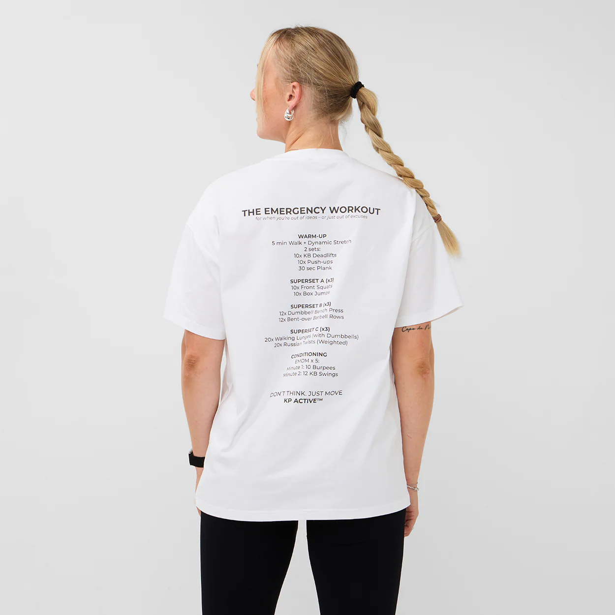 OVERSIZED EMERGENCY WORKOUT T-SHIRT - Image 6